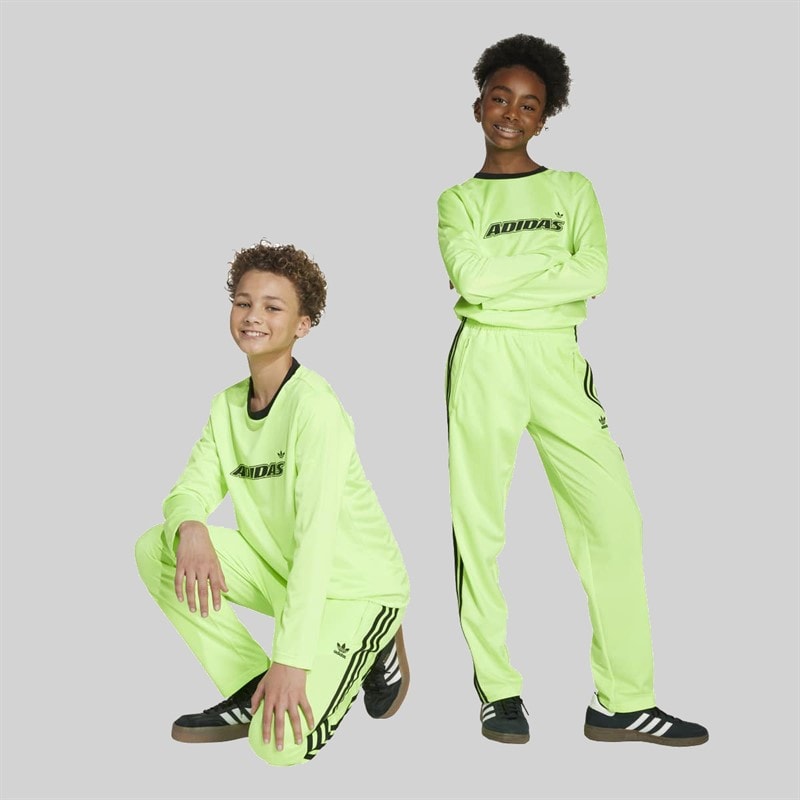 adidas Originals Junior Adicolor Firebird Track Pants Signal Green - Image 3