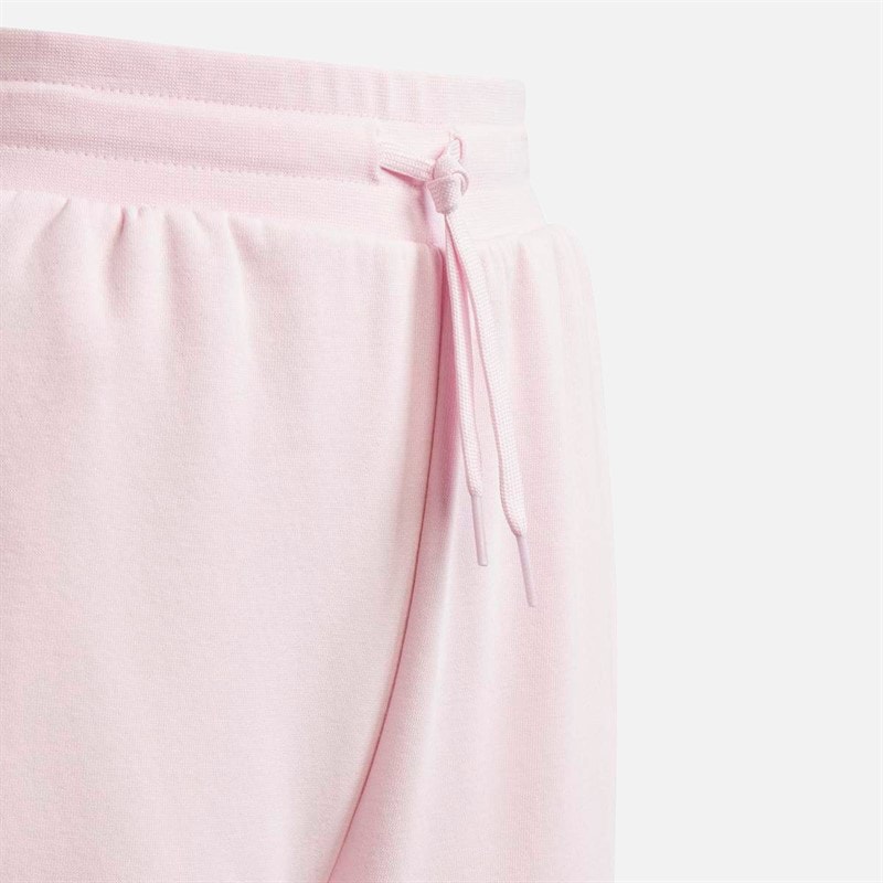 adidas Originals Junior Girls Adicolor Trefoil Logo Joggers Clear Pink/Maroon - Image 4