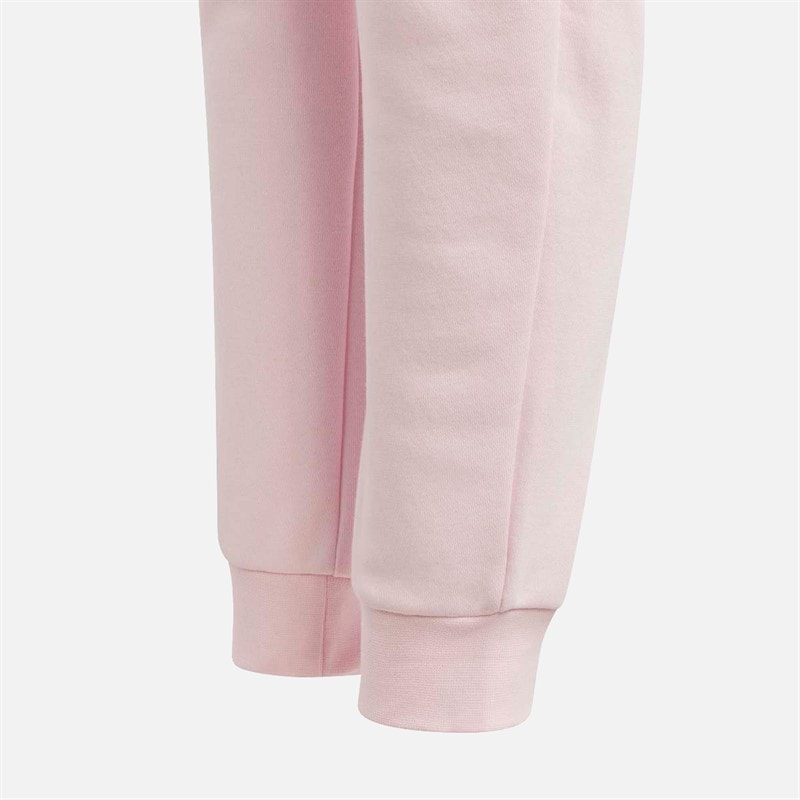 adidas Originals Junior Girls Adicolor Trefoil Logo Joggers Clear Pink/Maroon - Image 5