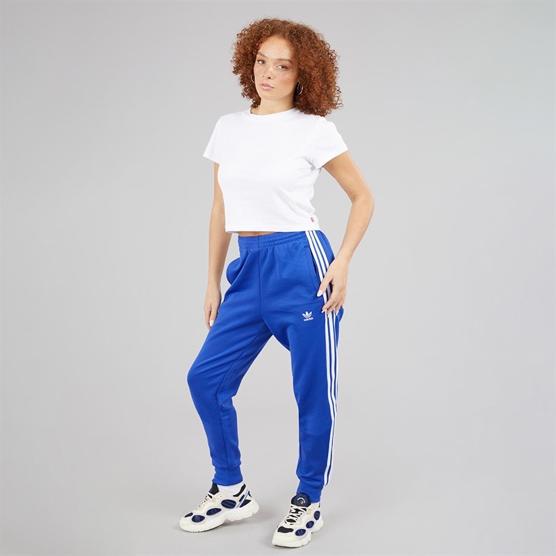 adidas Originals Womens Adicolor Classics Superstar Track Pants Semi Lucid Blue - Image 4