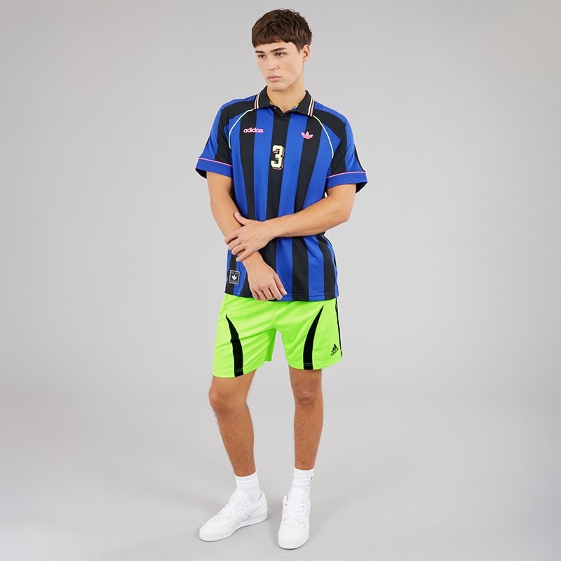 adidas Originals Mens Adicolor Teamgeist Shorts Signal Green/Black - Image 4