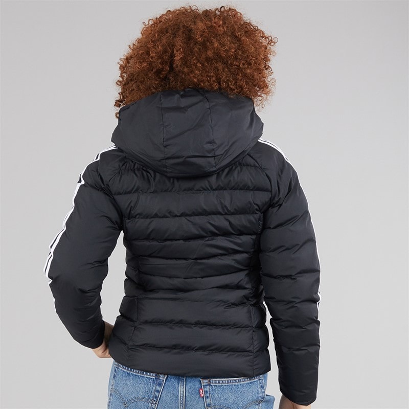 adidas Originals Womens Adicolor Puffer Jacket Black - Image 2