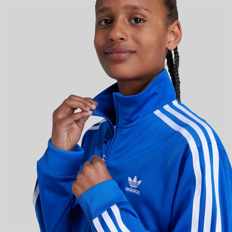 adidas Originals Junior Adicolor Firebird Track Top Blue - Image 3