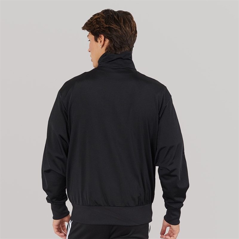 adidas Originals Mens Adicolor Trefoil Classics Firebird Track Top Black/White - Image 2