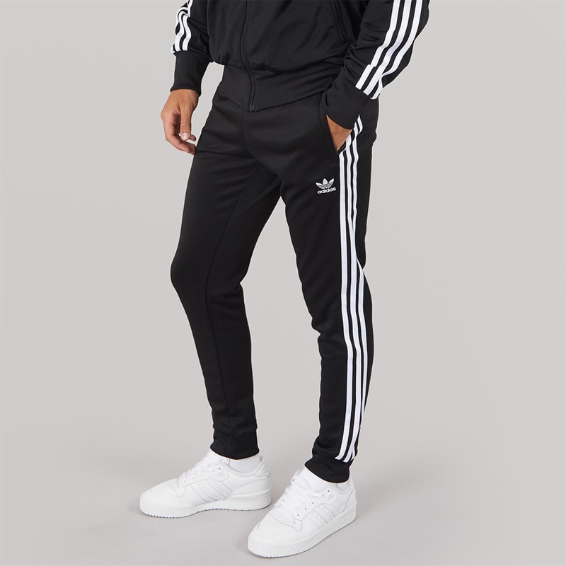 adidas Originals Mens Adicolor Classics Superstar Track Pants Black/White