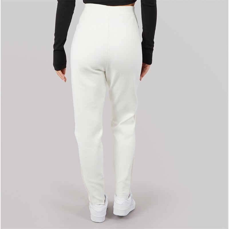 adidas Originals Womens Knitted Track Pants Off White - Image 2