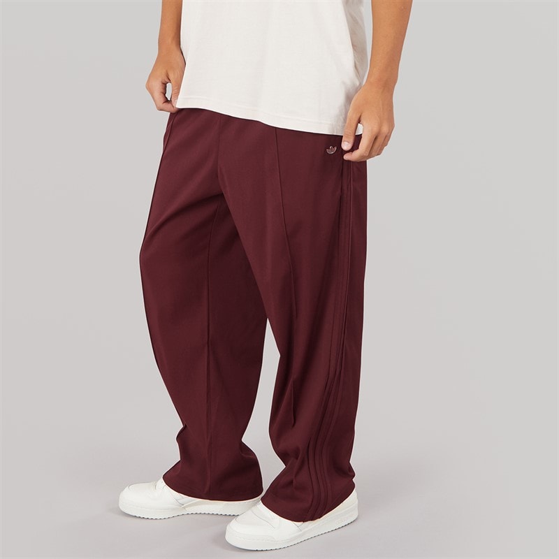adidas Originals Mens Premium Trefoil Baggy Fit Track Pants Better Scarlet