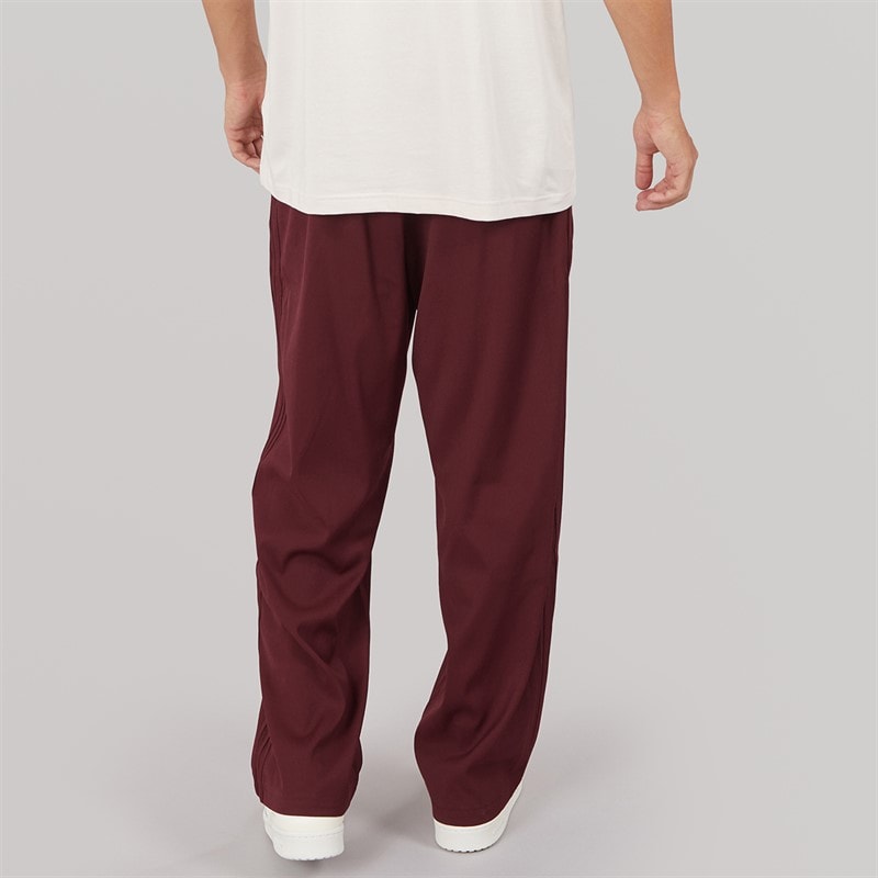 adidas Originals Mens Premium Trefoil Baggy Fit Track Pants Better Scarlet - Image 2