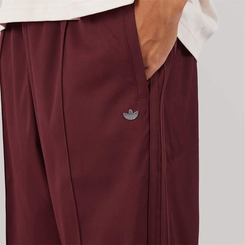 adidas Originals Mens Premium Trefoil Baggy Fit Track Pants Better Scarlet - Image 3