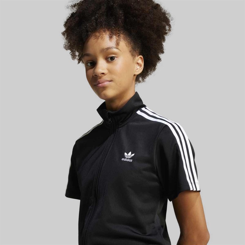 adidas Originals Junior Girls Trefoil Firebird Dress Black - Image 4