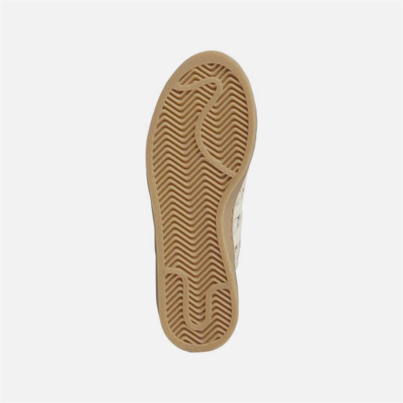 adidas Originals Womens Jabbar High Trainers Off White/Cream White/Shadow Brown - Image 2
