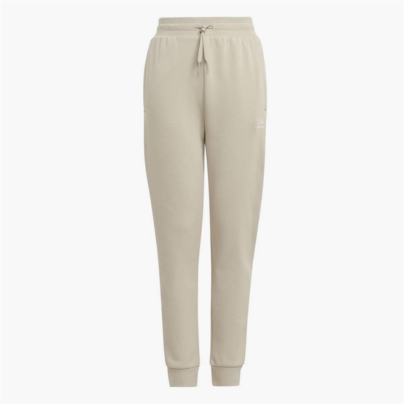 adidas Originals Junior Adicolor Trefoil Joggers Wonder Beige/White