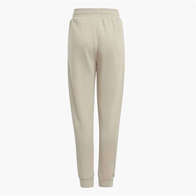 adidas Originals Junior Adicolor Trefoil Joggers Wonder Beige/White - Image 2