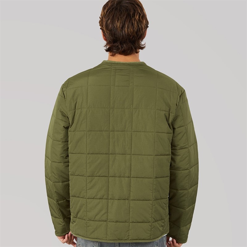 adidas Originals Mens Quilted Jacket Focus Olive - Image 2