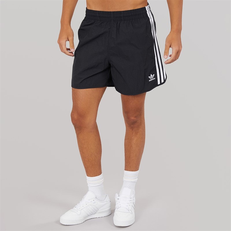adidas Originals Mens Adicolor Classics Sprinter Shorts Black - Image 2
