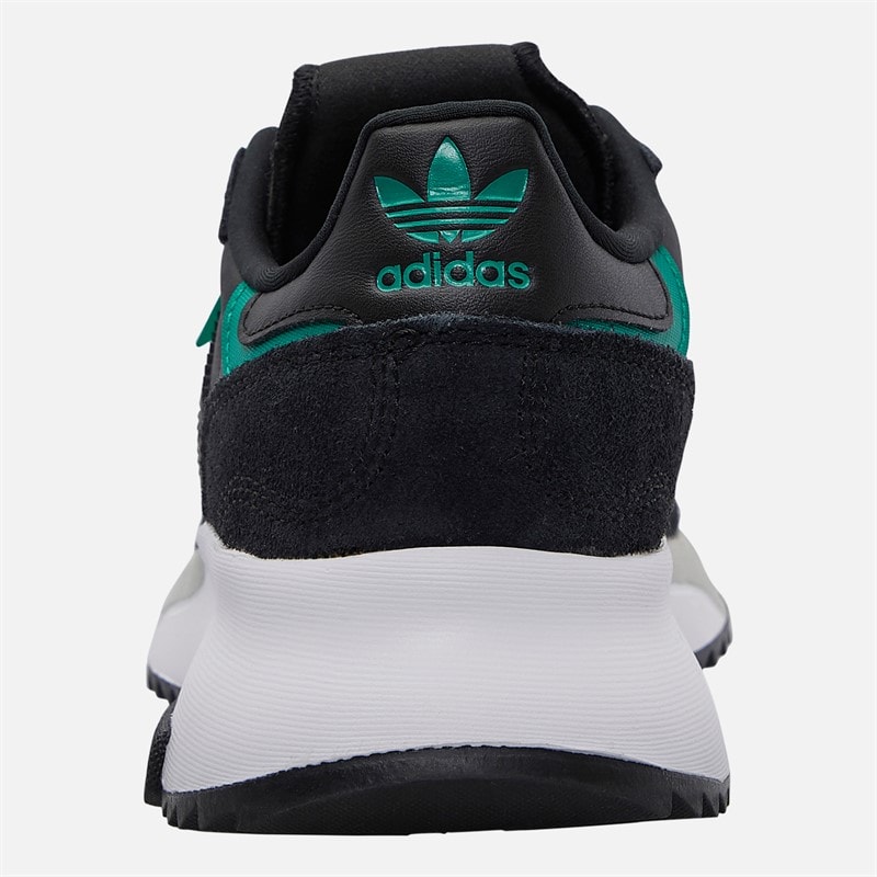adidas Originals Junior Retropy F2 Trainers Black/Black/Equipment Green - Image 3