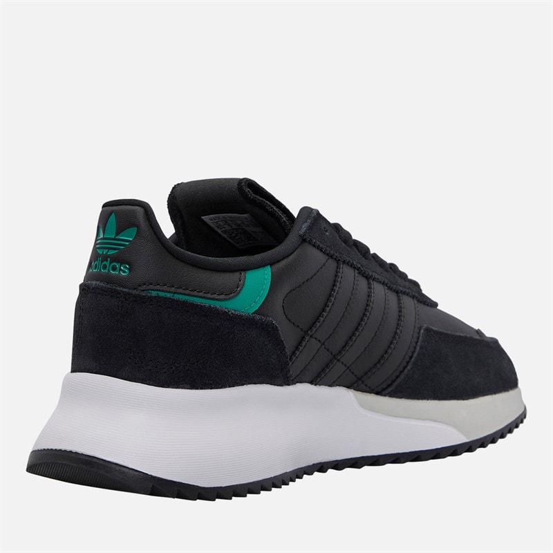 adidas Originals Junior Retropy F2 Trainers Black/Black/Equipment Green - Image 5