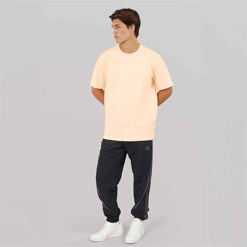 adidas Originals Mens Trefoil Essentials T-Shirt Wonder White/White - Image 4