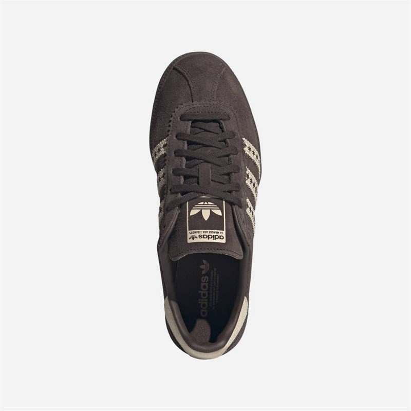 adidas Originals Womens Bermuda Trainers Dark Brown/Magic Beige/Gum - Image 4
