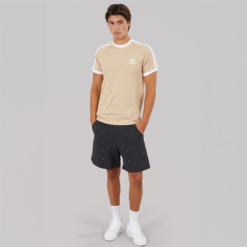 adidas Originals Mens Premium Essentials Utility Cargo Shorts Black - Image 4