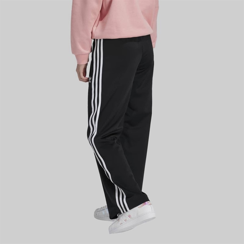 adidas Originals Junior Girls Adicolor Wide Track Pants Black - Image 2