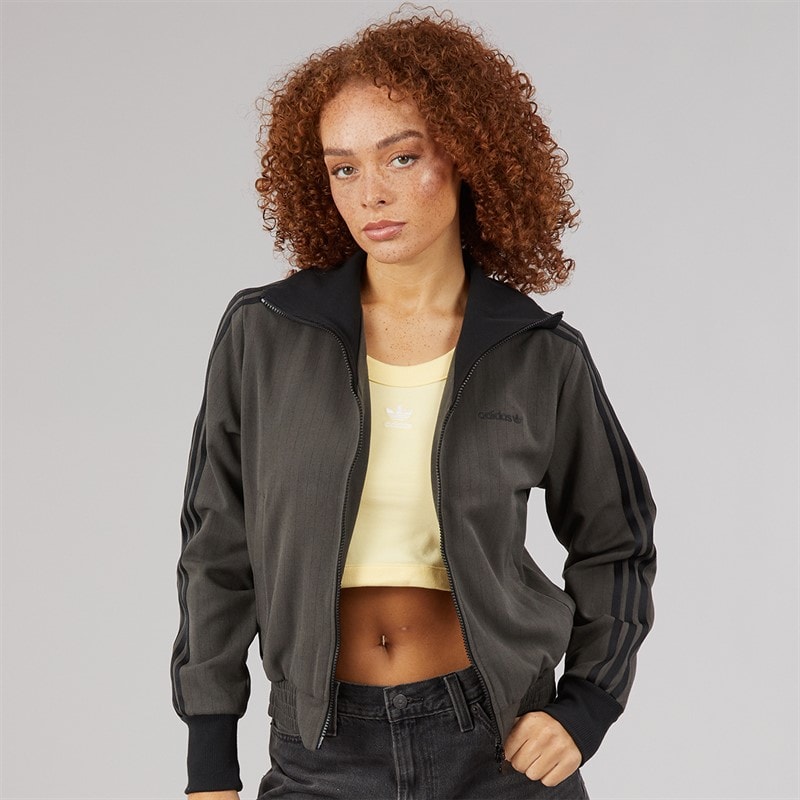 adidas Originals Womens Tailored Track Top Shadow Olive - Image 2