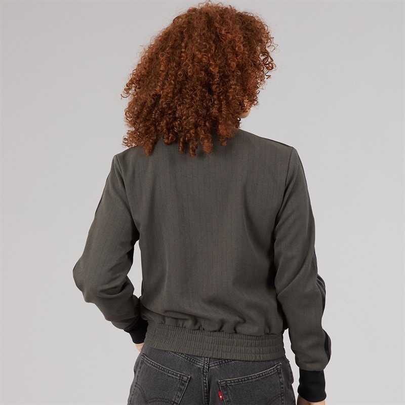 adidas Originals Womens Tailored Track Top Shadow Olive - Image 3
