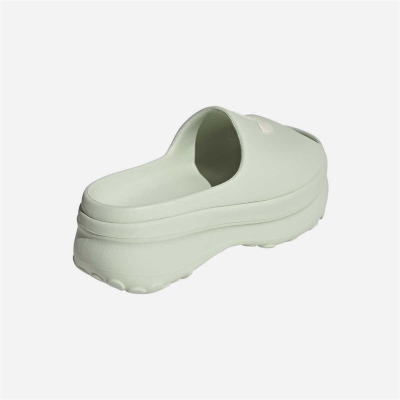 adidas Originals Womens Adifom Stan Slides Linen Green/Wonder White/Wonder White - Image 3