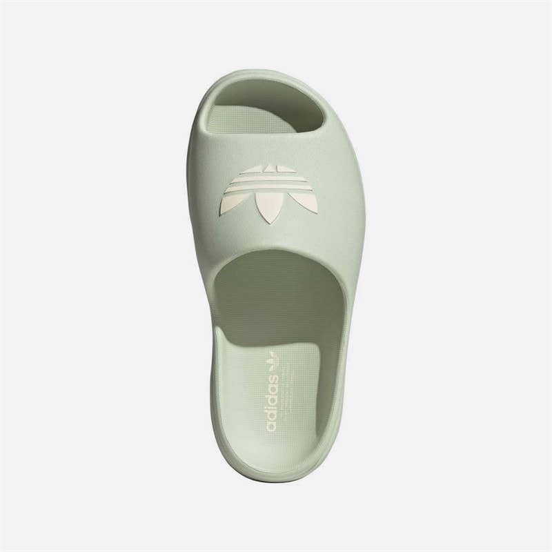 adidas Originals Womens Adifom Stan Slides Linen Green/Wonder White/Wonder White - Image 4