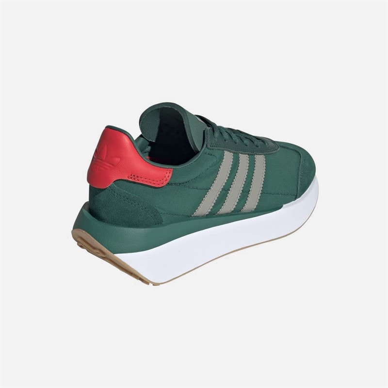 adidas Originals Junior Country XLG Trainers Collegiate Green/Silver Pebble/Bright Red - Image 3