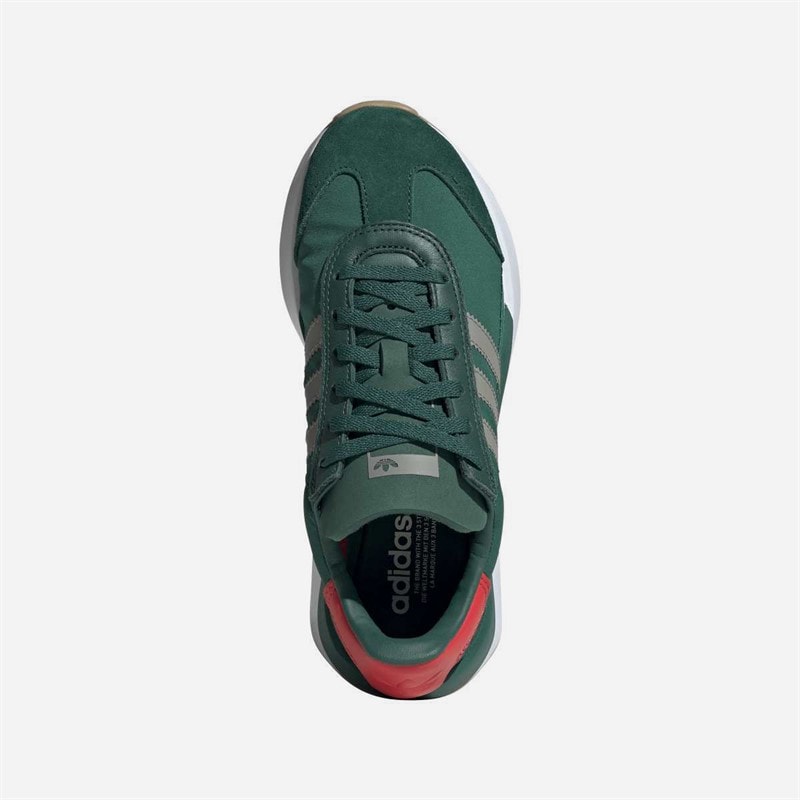 adidas Originals Junior Country XLG Trainers Collegiate Green/Silver Pebble/Bright Red - Image 4
