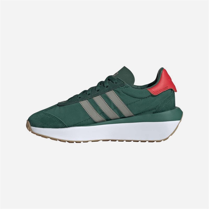 adidas Originals Junior Country XLG Trainers Collegiate Green/Silver Pebble/Bright Red - Image 5
