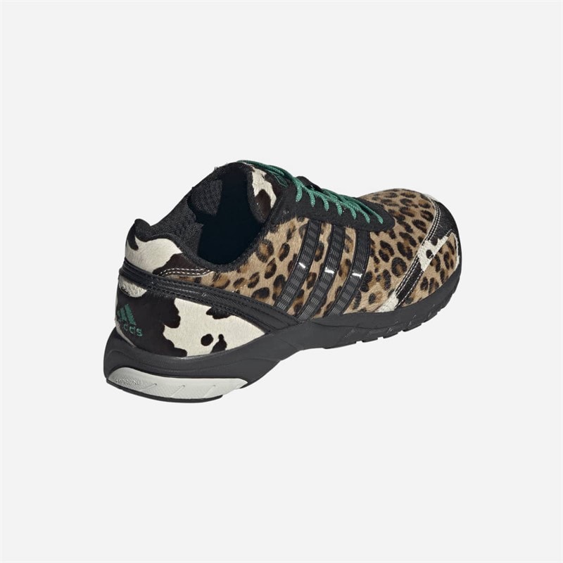 adidas Originals Womens Adizero Adios OG Leopard Trainers Core Black/Core Black/Off White - Image 3