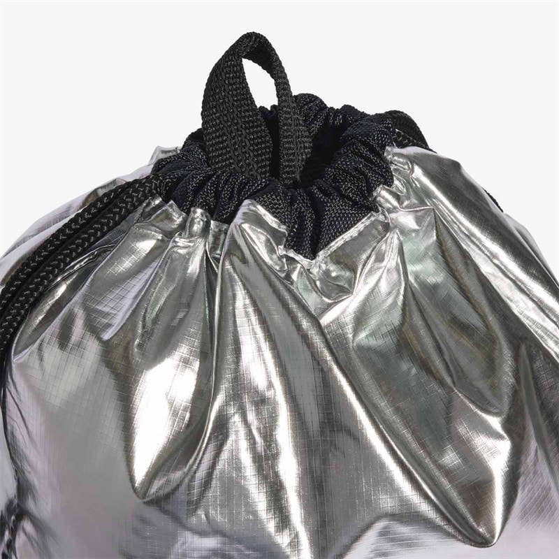 adidas Originals EQT Equipment Gym Sack Silver Metallic/Black - Image 4