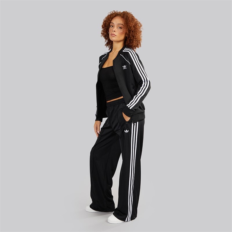 adidas Originals Womens Adicolor Classic Firebird Loose Fit Track Pants Black - Image 3