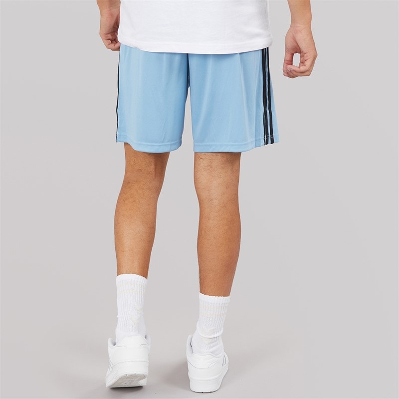adidas Originals Mens Adicolor Teamgeist Shorts Ash Blue/Black - Image 2