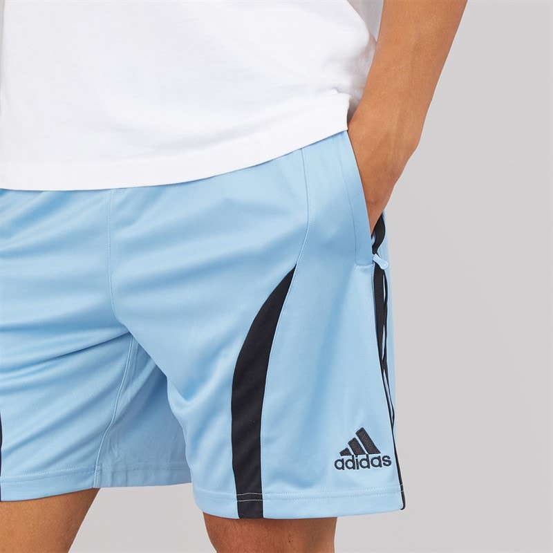 adidas Originals Mens Adicolor Teamgeist Shorts Ash Blue/Black - Image 3