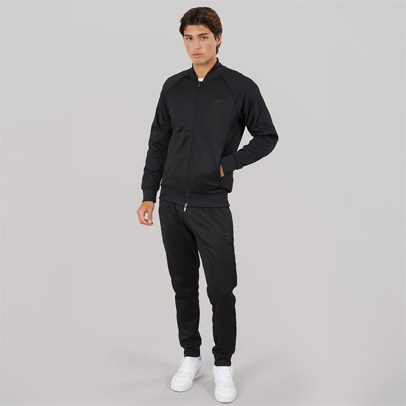 adidas Originals Mens Adicolor Classics Superstar Track Pants Black/Black - Image 4
