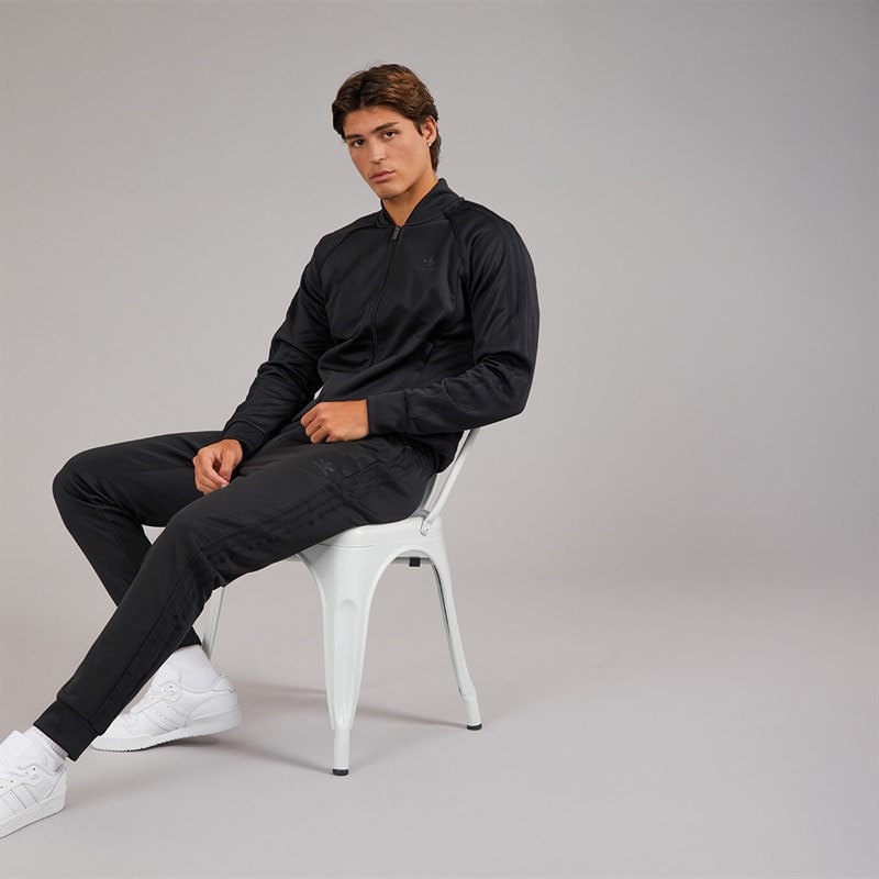 adidas Originals Mens Adicolor Classics Superstar Track Pants Black/Black - Image 5