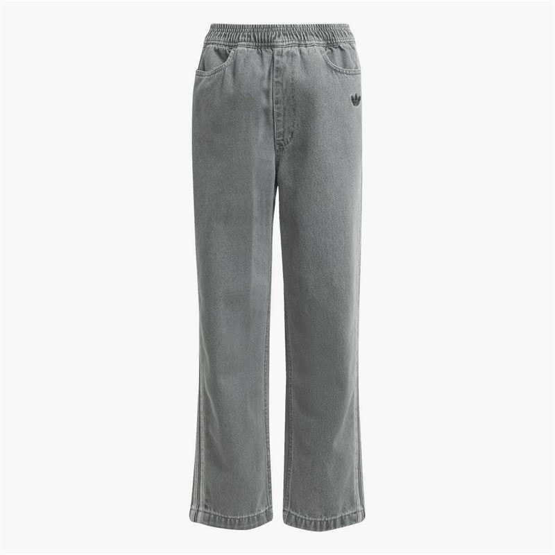 adidas Originals Junior Trefoil Logo Denim Jeans Light Denium