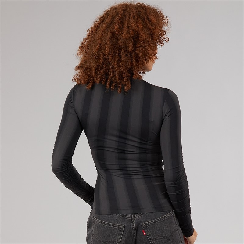 adidas Originals Womens Long Sleeve Top Black - Image 2