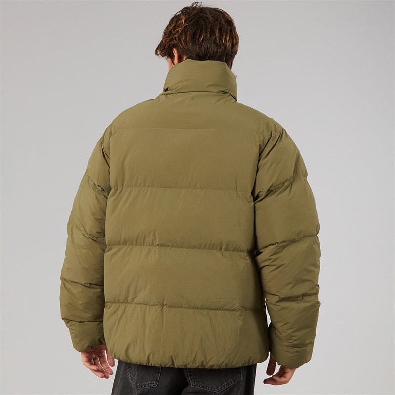 adidas Originals Mens Synthetic Down Puffer Jacket Focus Olive - Image 2