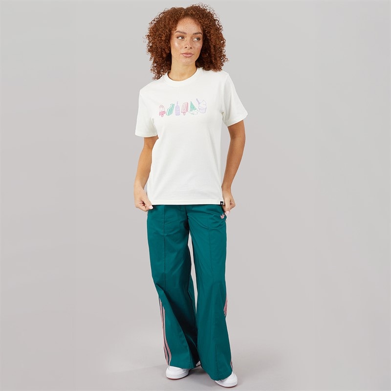 adidas Originals Womens Summer Glow Joggers Tech Green - Image 4