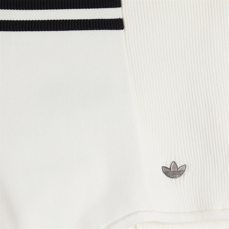 adidas Originals Womens Stripes Boyshorts White - Image 2