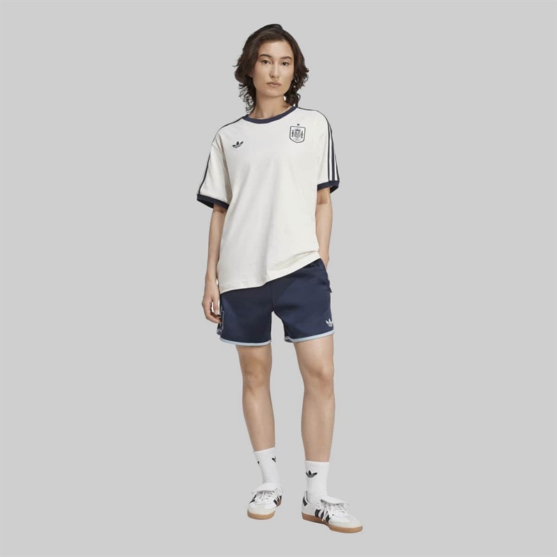 adidas Originals Womens FEF Spain Icon Shorts Night Navy - Image 5