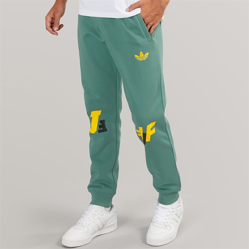 adidas Originals Mens JFF Jamaica VRCT Track Pants Tech Emerald