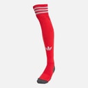 adidas Originals Mens 3 -Stripes Trefoil Football Socks Pure Ruby
