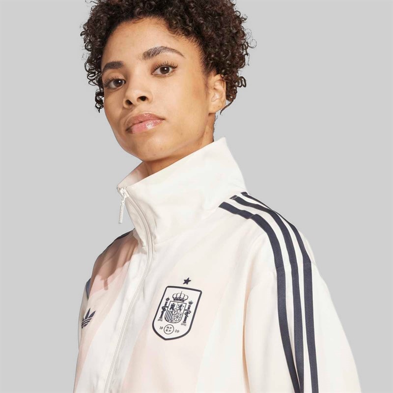 adidas Originals Womens RFEF Spain Track Jacket Core White - Image 4