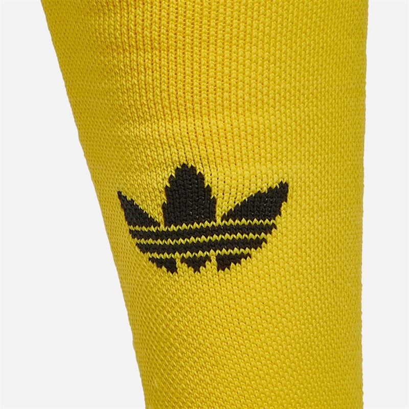 adidas Originals 3 -Stripes Trefoil Football Socks Pure Sulfur - Image 3