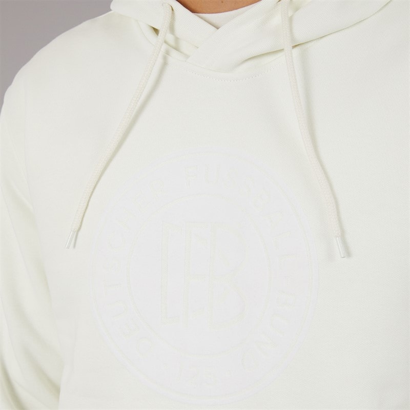 adidas Originals Mens DFB Germany 125th Anniversary Hoodie Off White - Image 3